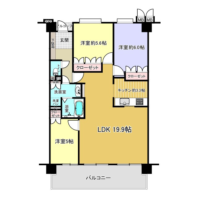 間取り：334000257210