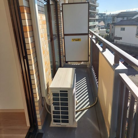 日当たり通風良好で気持ちの良いバルコニーです。