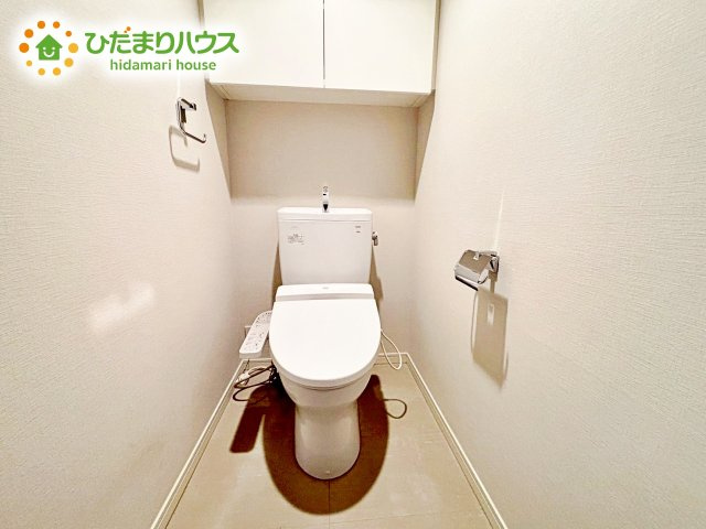 節水できるトイレで、少ないお水でもしっかりと洗浄してくれます！