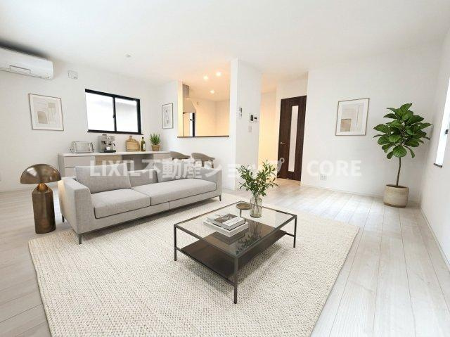 本画像はCGで作成しており、実際に現地に家具は置かれておりません。また、価格に家具は含まれておりません。