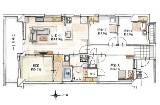 間取り：311002359259