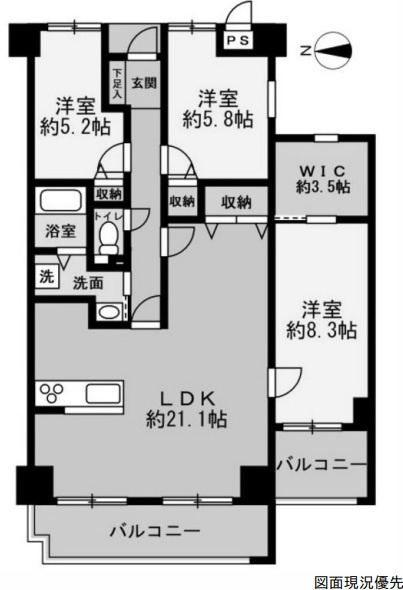 間取り：334000261235