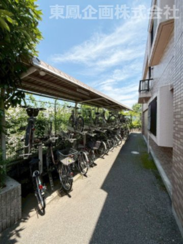 駐輪場です