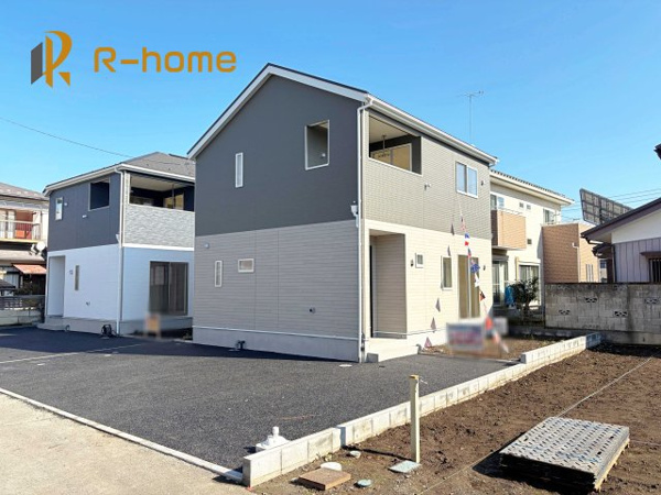 【筑西市下川島第2 新築戸建て 2号棟の外観】