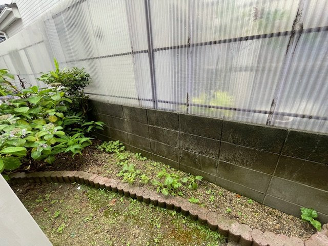 お庭がございます。