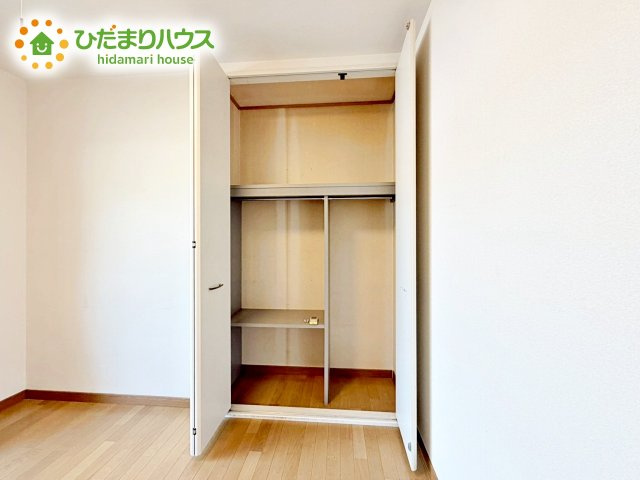 クローゼットタイプの収納は荷物がどこにあるかすぐに見つかります！