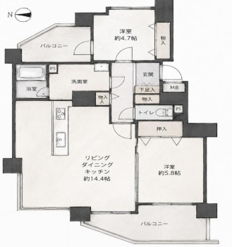 間取り：301000107027