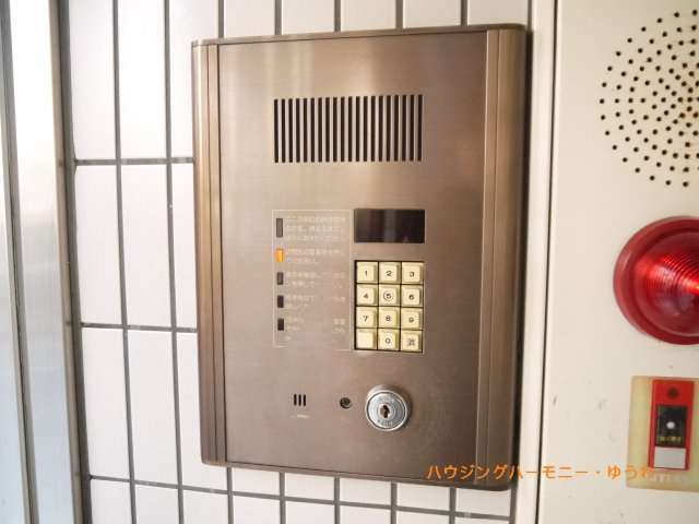 オートロック付になっていますので、不審者対策は、しっかりとしています。