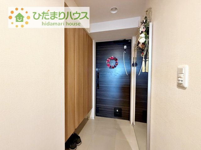 シューズクローゼット付きで、玄関まわりをいつでも美しく保てます。