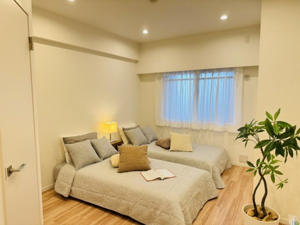 マクシスタワーズアーバンデュオの寝室