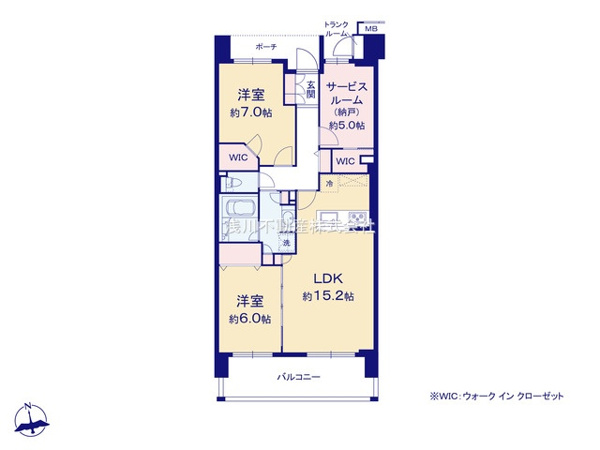 マクシスタワーズアーバンデュオの間取り