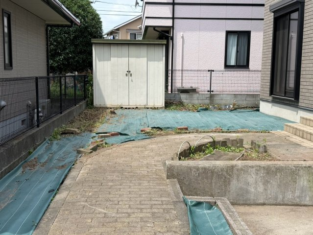 お庭の使い方は色々！お好みでカスタマイズはいかがでしょうか。