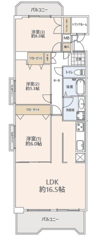 間取り：301000100254