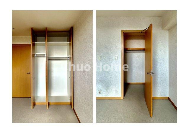 居室にはクローゼットを完備し、自由度の高い家具の配置が叶うシンプルな空間です。お子様の成長と必要になる子供部屋を与えるにはぴったりの間取りですね。