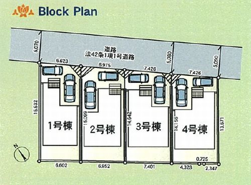 綾瀬市深谷中第22　新築一戸建て　全4棟