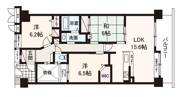 12階部分の高層階！南向きで陽当り・眺望良好！3LDKリフォーム物件。内覧をご希望の際はお気軽にお電話ください。