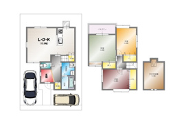 長岡京市勝竜寺西町一の間取り