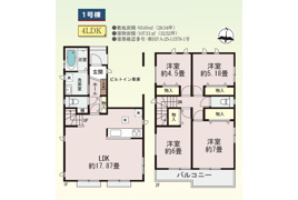 川崎市中原区井田3丁目　新築戸建の間取り