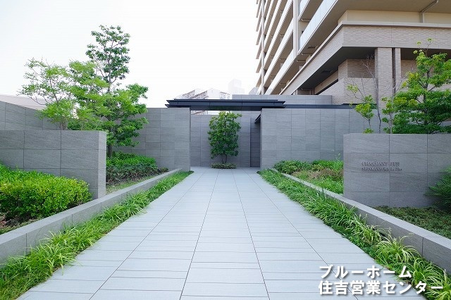 ■敷地に入ると丁寧にお手入れされた植栽が迎えてくれます　