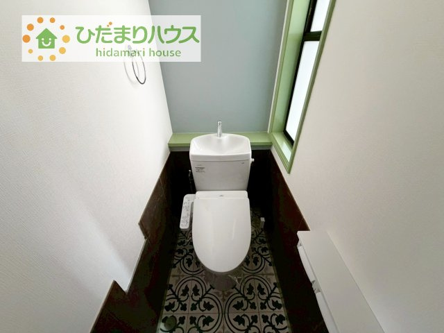 環境にもやさしい、少ない水量でしっかり流す節水型トイレを設置！