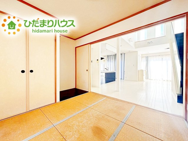 赤ちゃんスペースや客間など、多彩な用途で使用できる和室☆