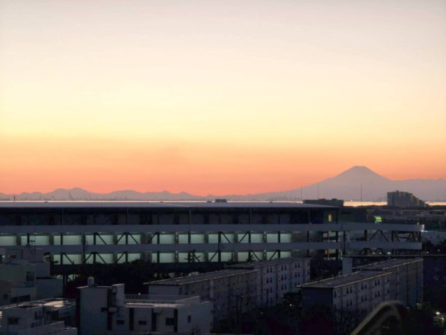 バルコニーから富士山を望めます！