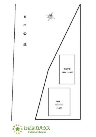 20坪のガレージ付きです！