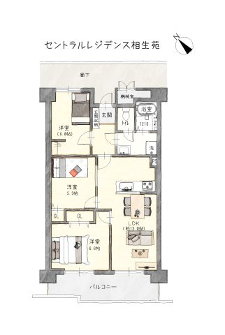 間取り：323000517874