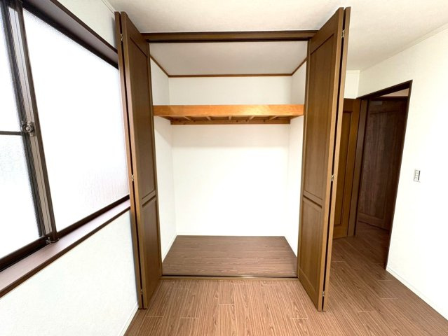 全居室収納付きで、お部屋がすっきり片付きます。