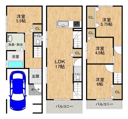 間取り：327001643271