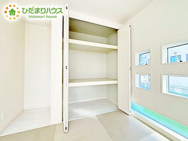 収納スペースが広いため、布団や季節家電など大型のものを収納できますね