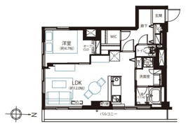 第15宮庭マンションの間取り