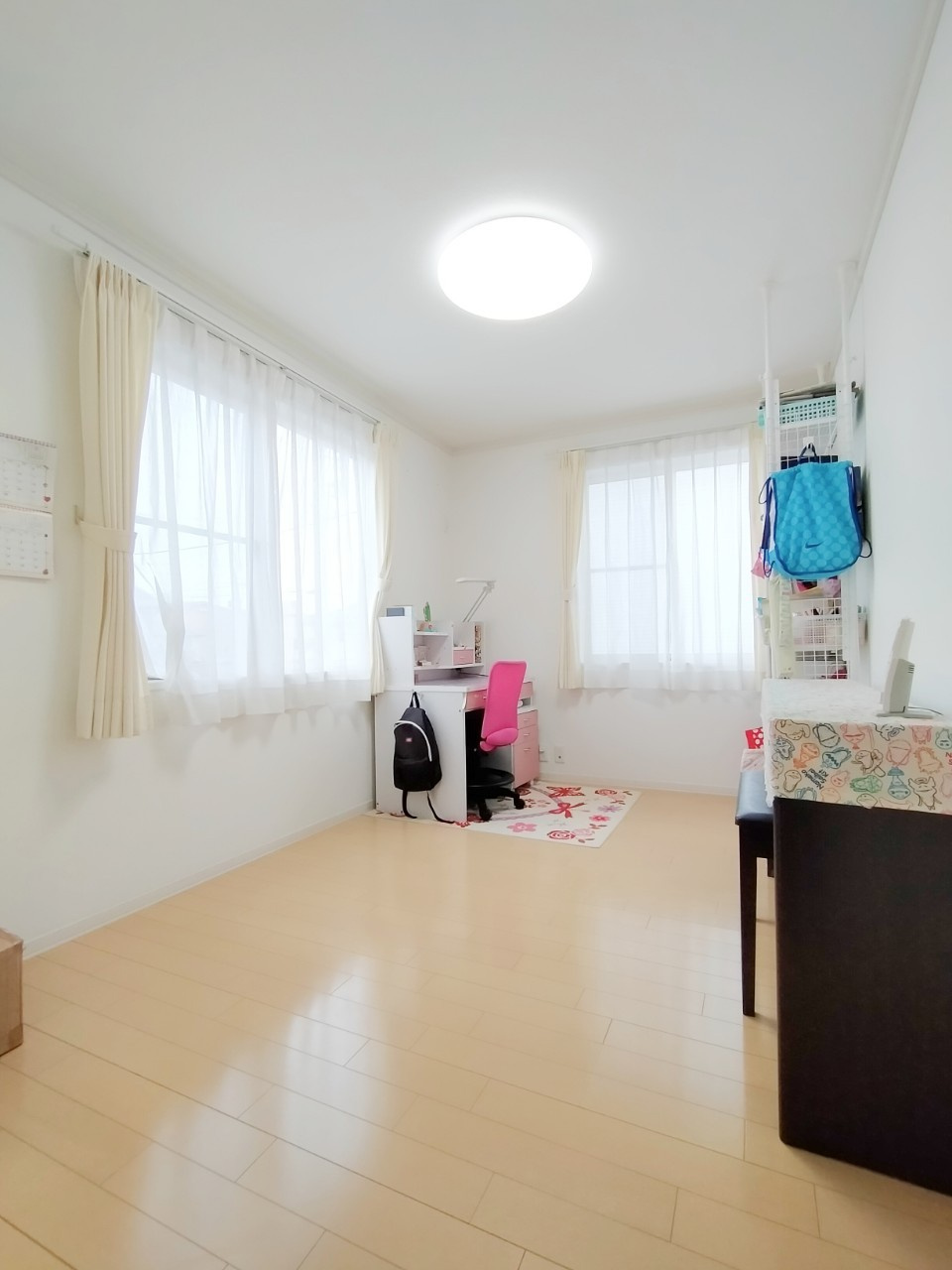 各居室に収納がついているので、部屋の中をすっきり見せることができますね！