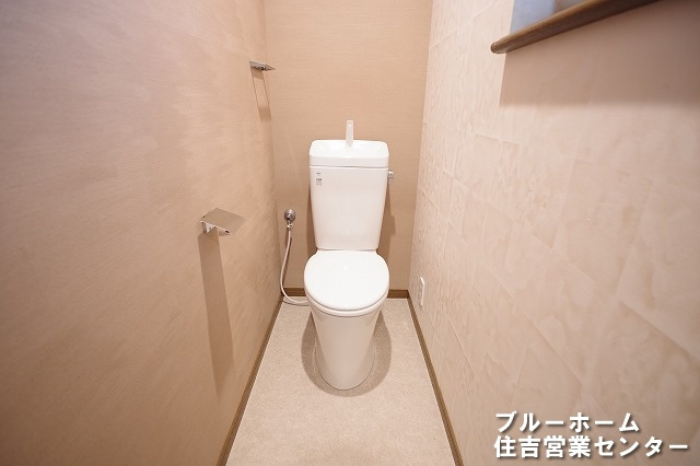 清潔感を保つ温水洗浄便座です！
