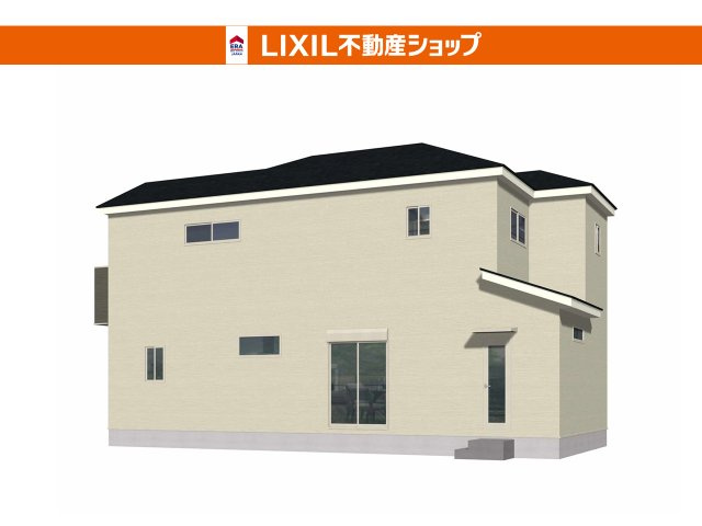 完成予想図です。和室+洋室4LDK、収納豊富なお家です。