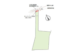 横浜市中区西之谷町の土地の間取り