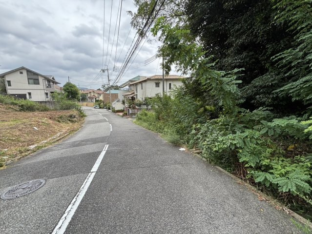 北側前面道路です