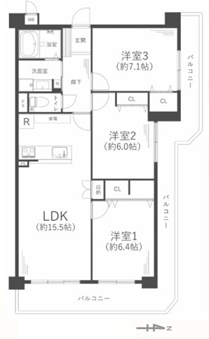 間取り：328000602185