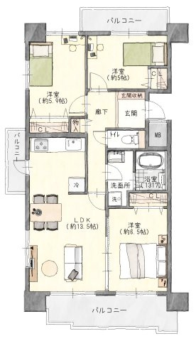 間取り：324000028008