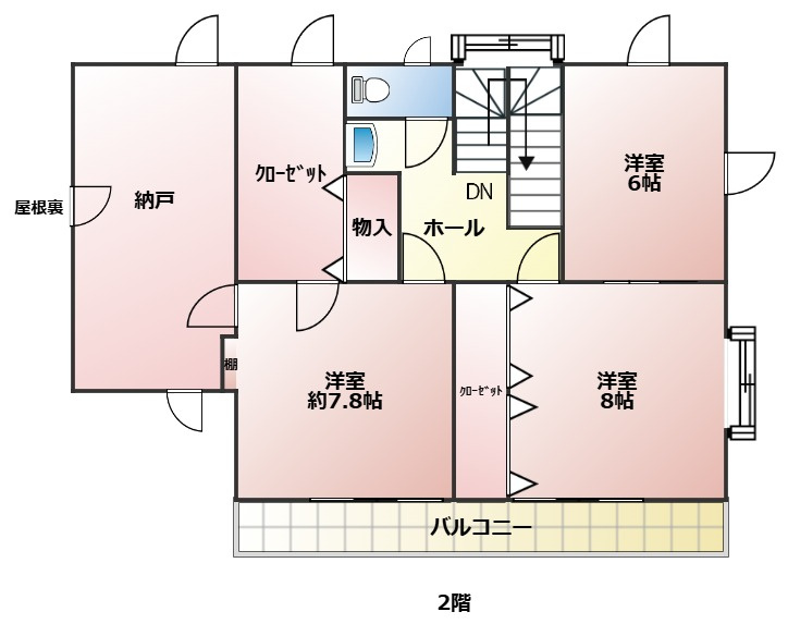 間取り　2階
