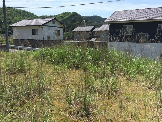 敷地中央からみた景色