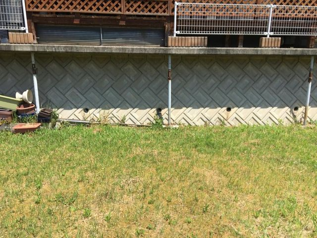 敷地中央からみた景色