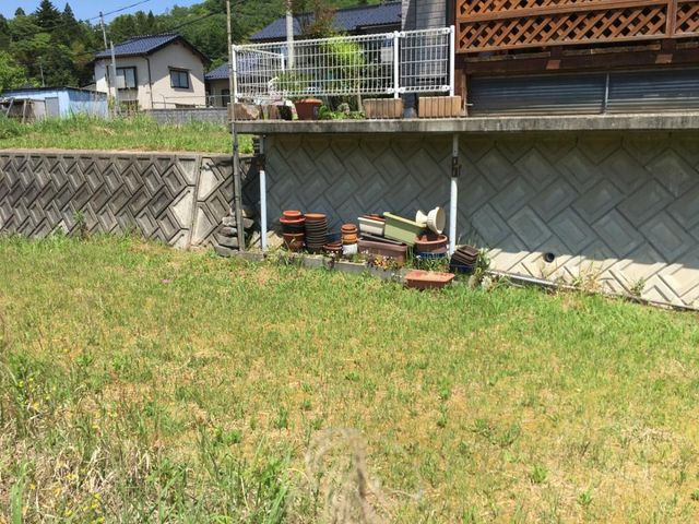 敷地中央からみた景色