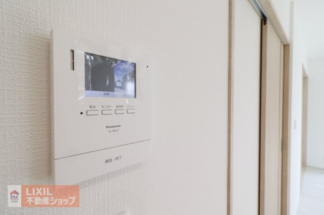 【TVインターホン】現地完成写真。カラーTVインターホン。