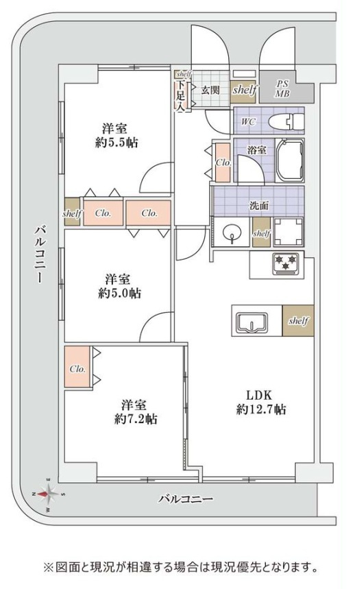 間取図です