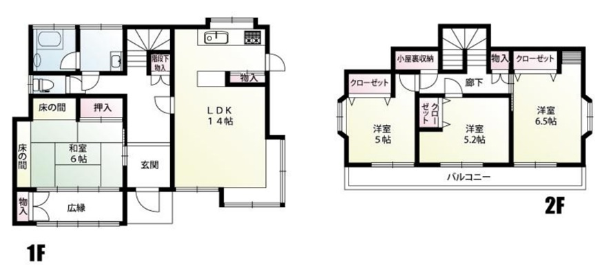 ■間取り図｜敷地面積：191.73？（約57.99坪）建物面積：105.19？（約31.81坪）