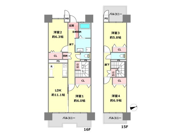 間取り：328000650375