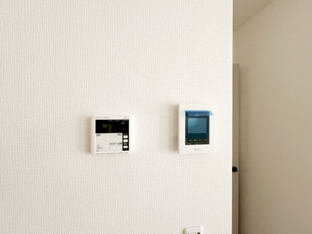 モニター付きインターホンでセキュリティ面も安心です
