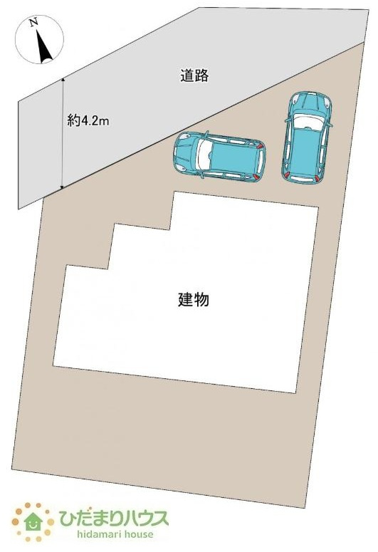 駐車スペース2台分確保!(^^)!