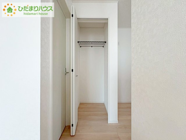 備え付け収納で、スッキリお片付け！